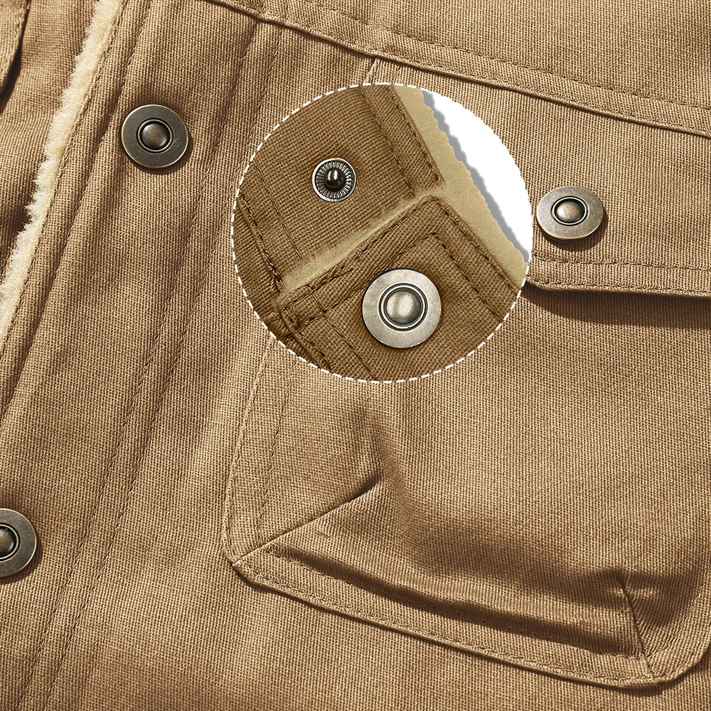 Men's Jackets Winter Warm Waterproof Fleece Lined High Quality Multi-color Coat Comfortable.