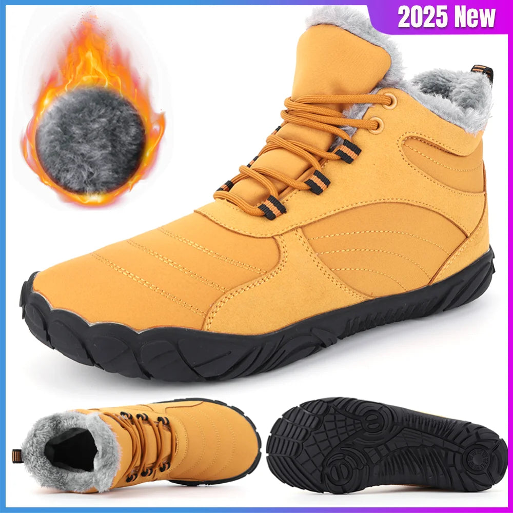 Outdoor Work Boots Anti-Slip Wide Toe Boots Comfortable Barefoot.