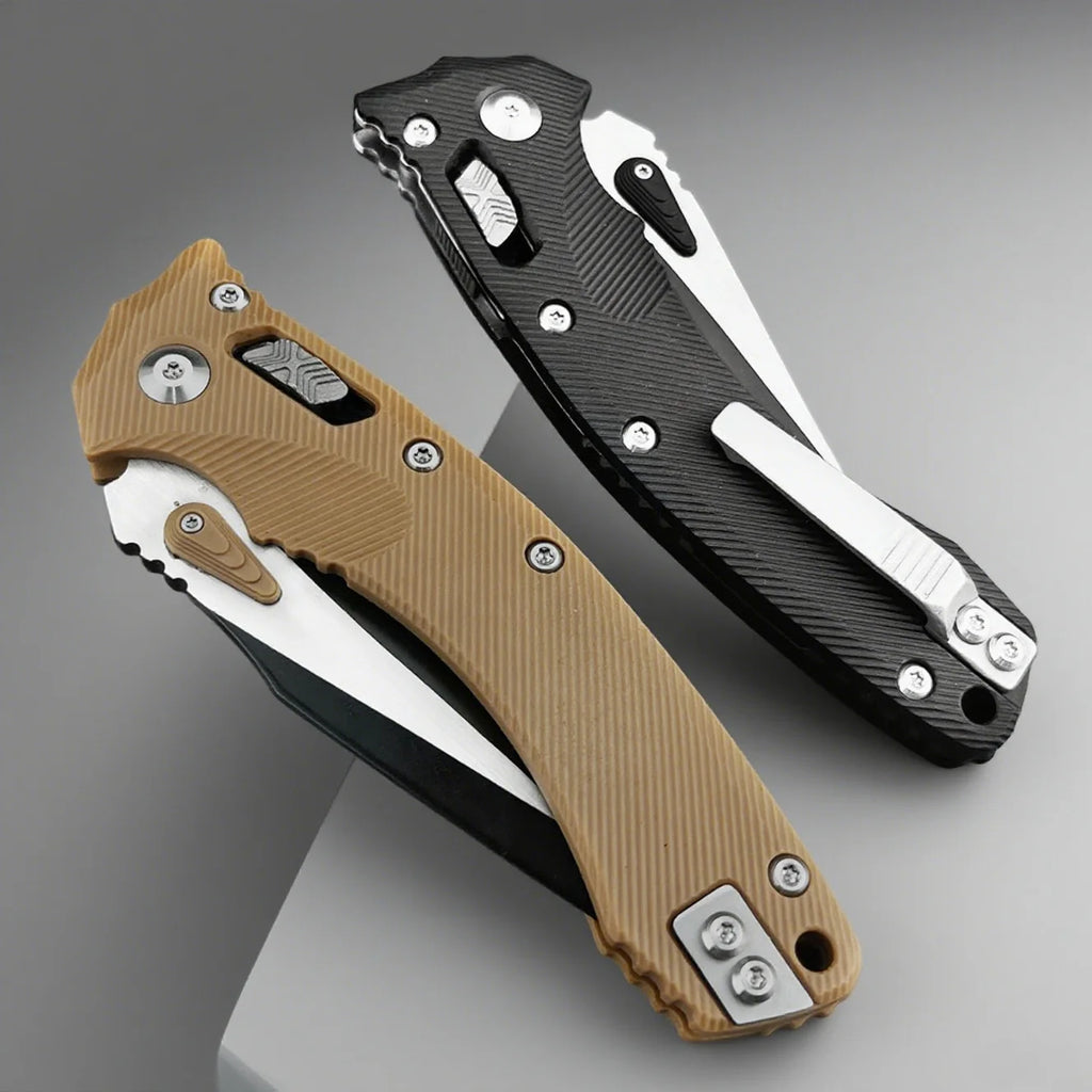 Micro MSI Folding Pocket Knife Nylon Fiber Outdoor Rock Climbing.