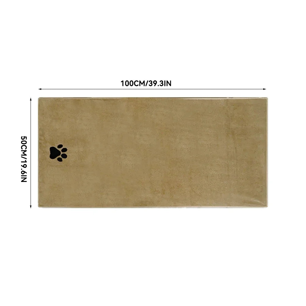 35*75cm/50*100cm Microfiber Pet Bath Towel Embroidered Super.