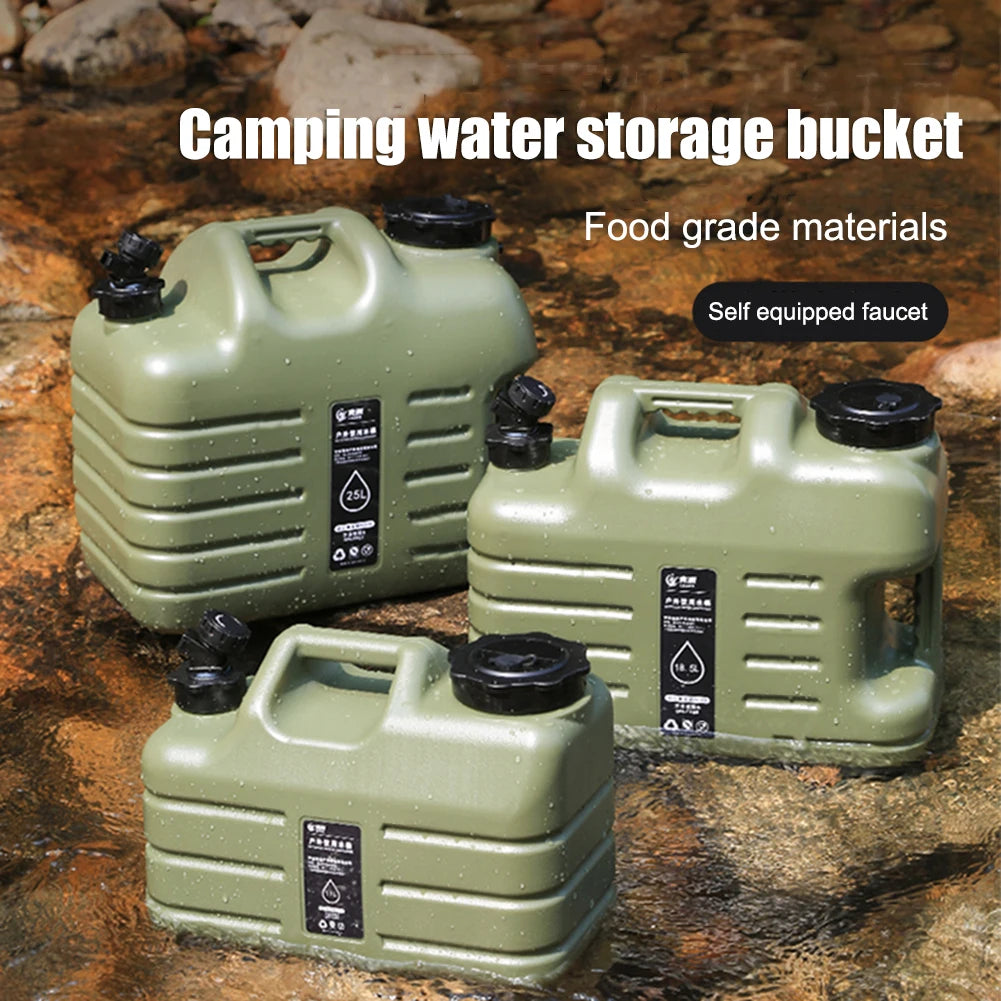 10/11/12L Drinking Water Container with Spigot Leakproof Camping Water.