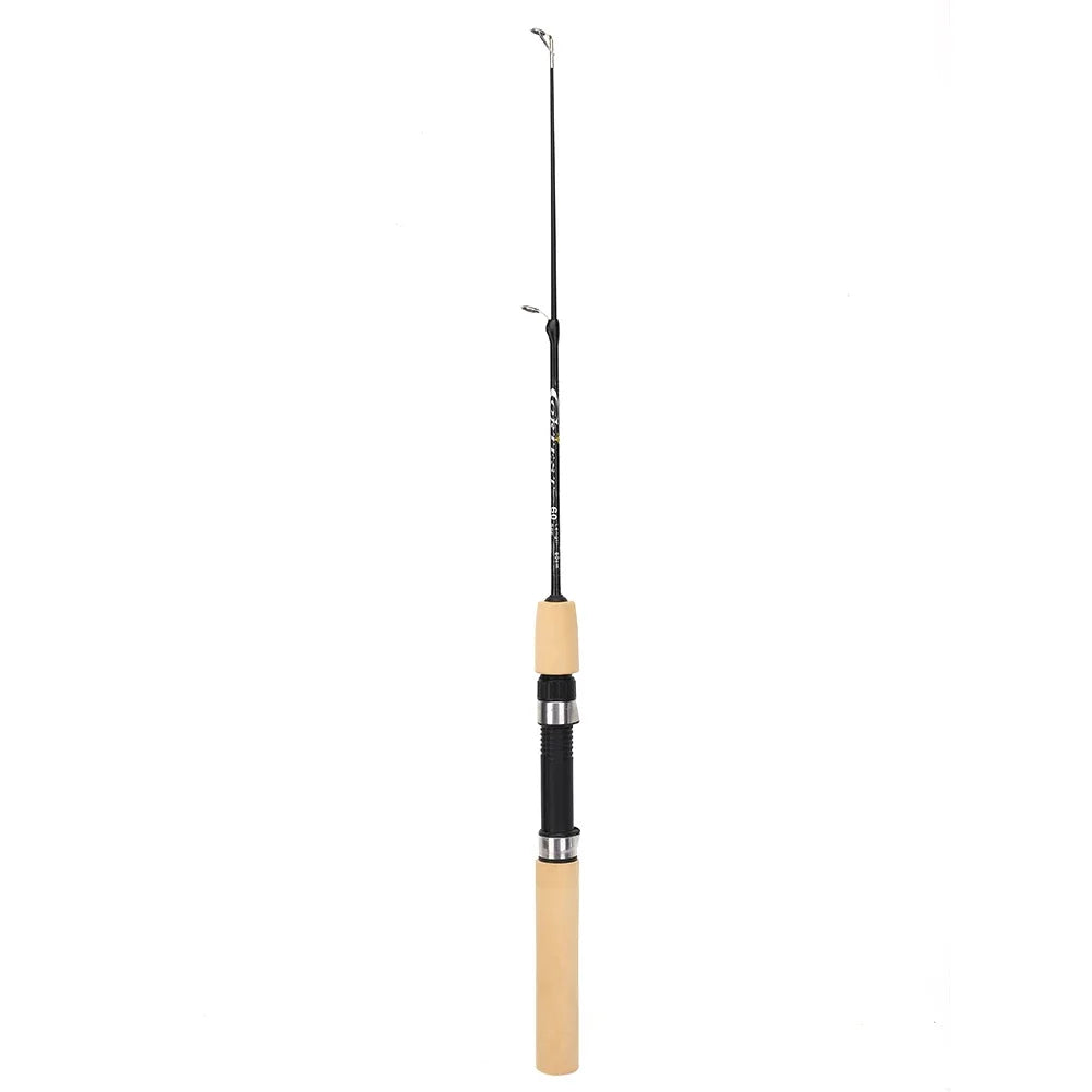 60/80/100cm Ice Fishing Pole Portable Carbon Fish Pole Light Weight River.