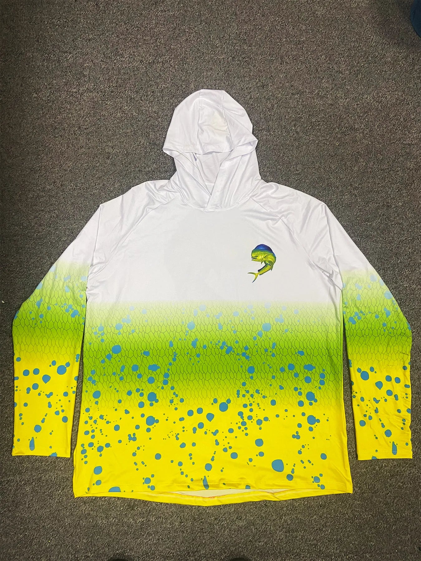 Fishing Hoodie Sailing Shirt Men Long Sleeve Sun Protection Jersey Surfing Camisa.