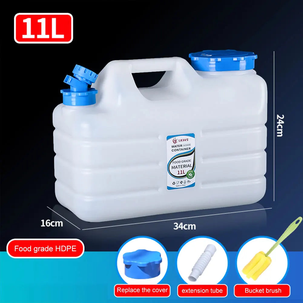 10/11/12L Drinking Water Container with Spigot Leakproof Camping Water.