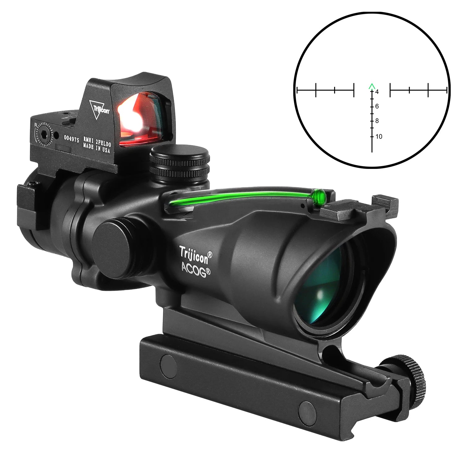 4-16X40 AOEG Rifle Scopes Red and Green Illuminated Hunting Scopes.