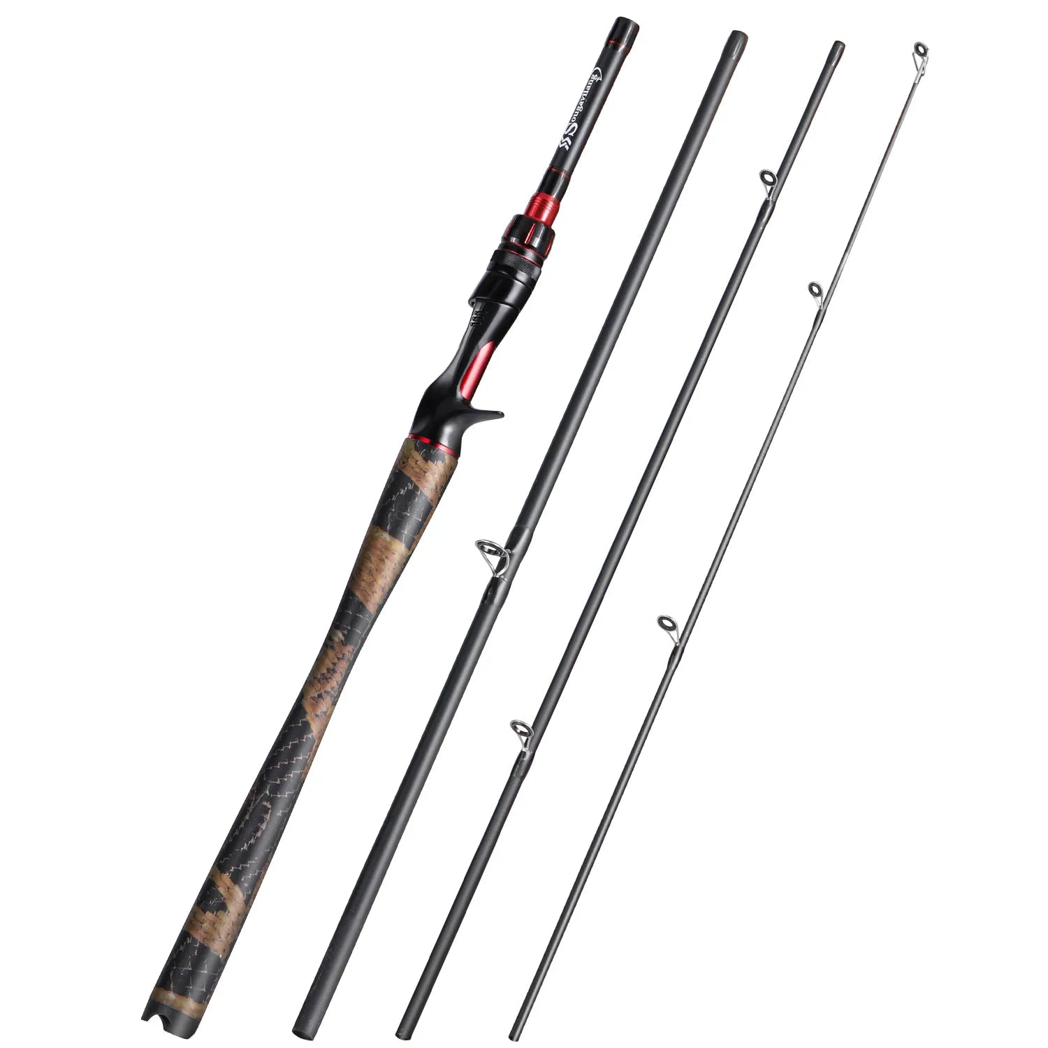 Casting Fishing Rod Ultralight Weight Carbon Fiber for Travel Freshwater Fishing
