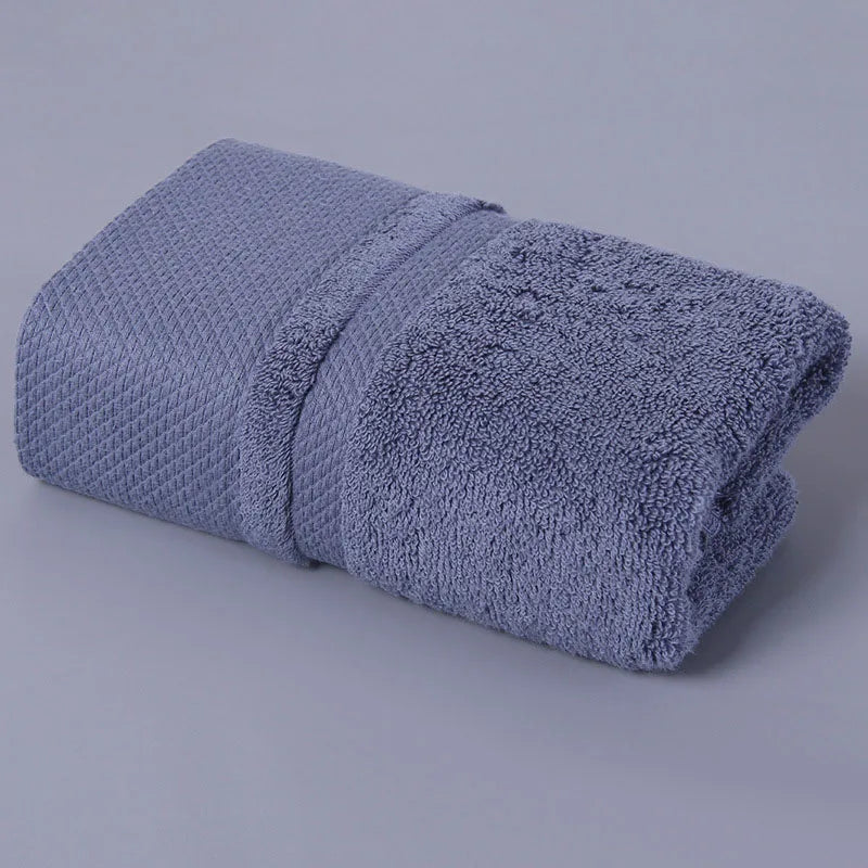 Solid Color Cotton Super Absorbent Hand Towel Face Hand Towel Thicken.
