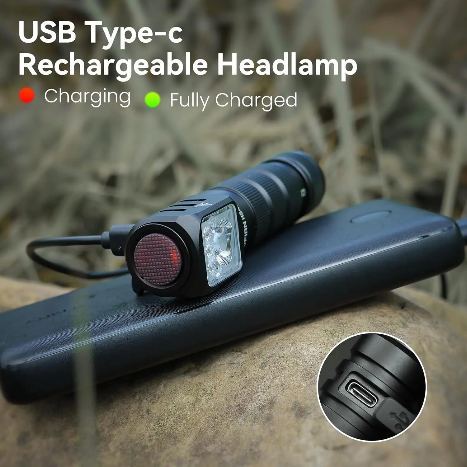 SOFIRN HS42 Headlamp 2100lm 18650 EDC USB C Rechargeable with Power Bank Flashlight Magnetic for Camping