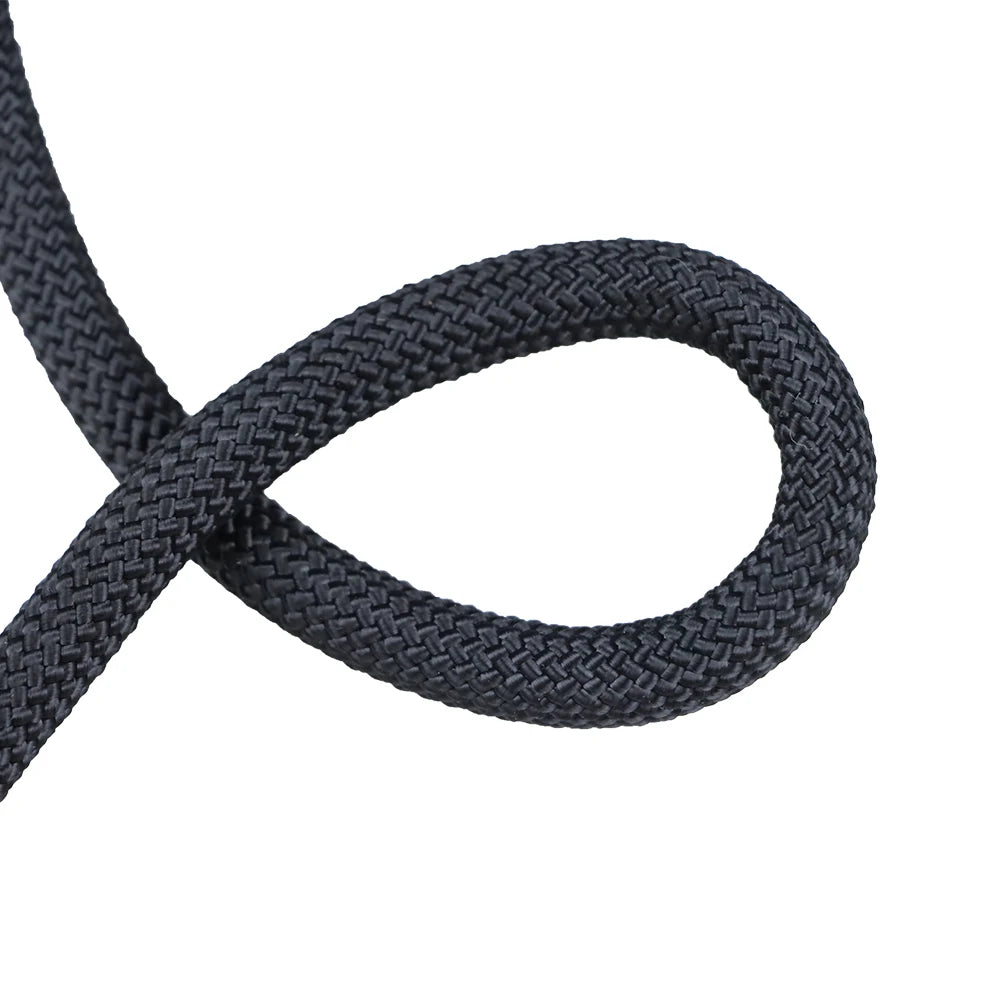 High Strength 3520lbs 3/8 Inch Polyester Rope 100Ft Black-for Tree Climbing Rigging, Arborist