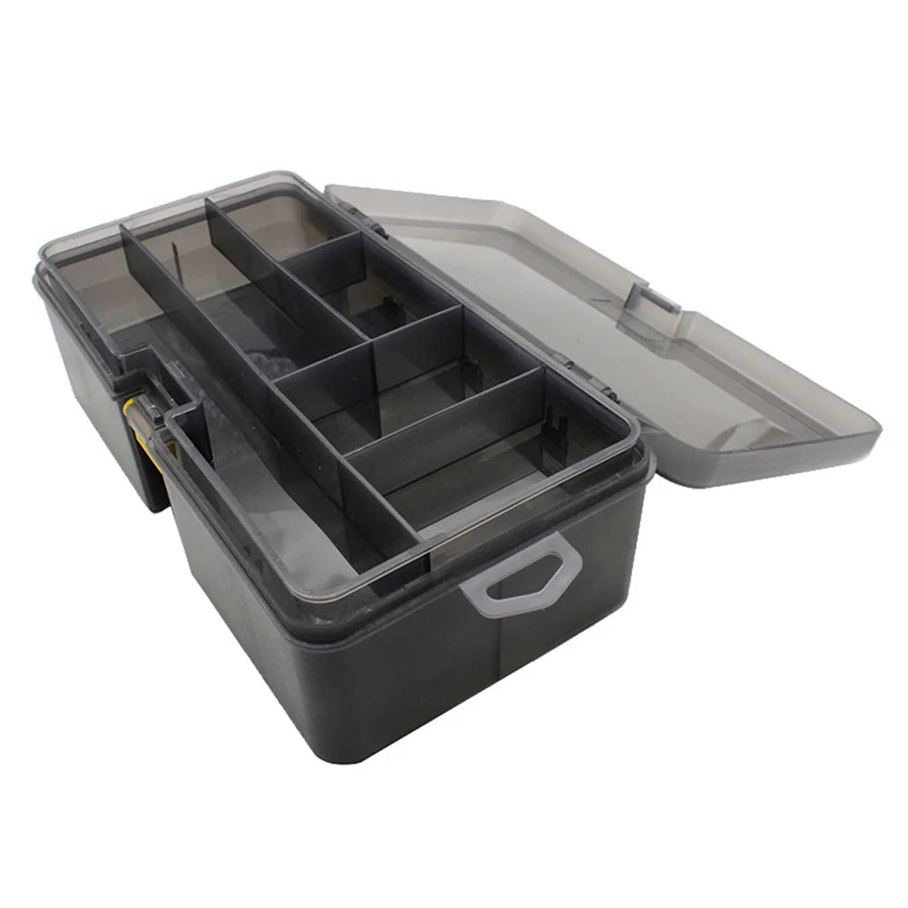 Portable Lure Tackle Box Removable Plastic Fishing Tackle Box.