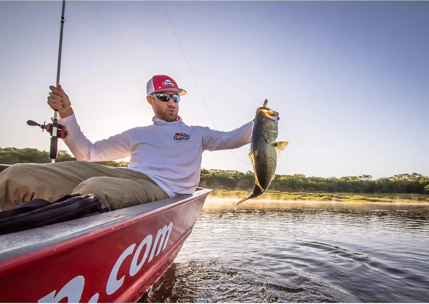 Professional Baitcast Fishing Rod and Reel Combo with Smooth Retrieve, Medium Heavy Power, 7' Length