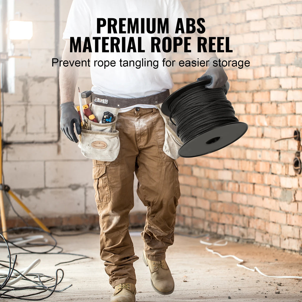 SucceBuy 3/16 in 250/1000ft Nylon Cord 32-Strand Design Multi-Purpose Rope for Outdoor Adventures.