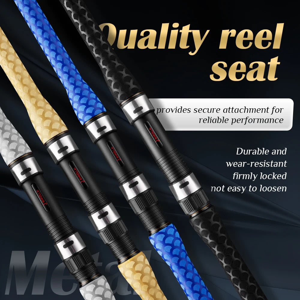 Carbon Surf Spinning Fishing Rod, Ultra-Light High-Sensitivity Graphite Pole Saltwater/Onshore Surf Fishing