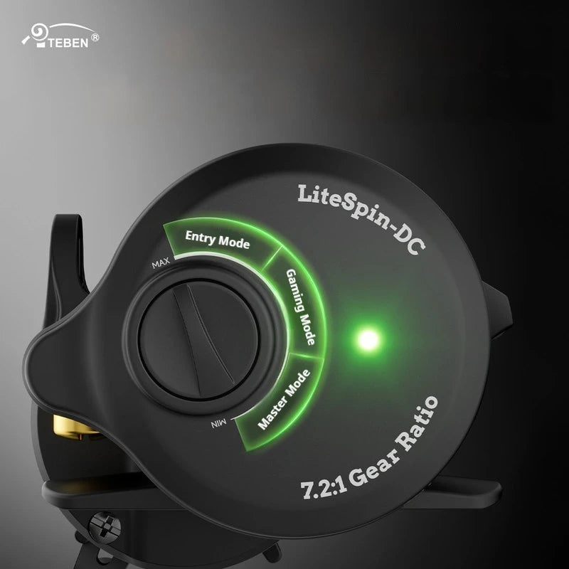 Hot Carbon Fiber Baitcasting Reel Ultra-Lightweight 5+1 Stainless Steel Bearings 7.2:1gear.