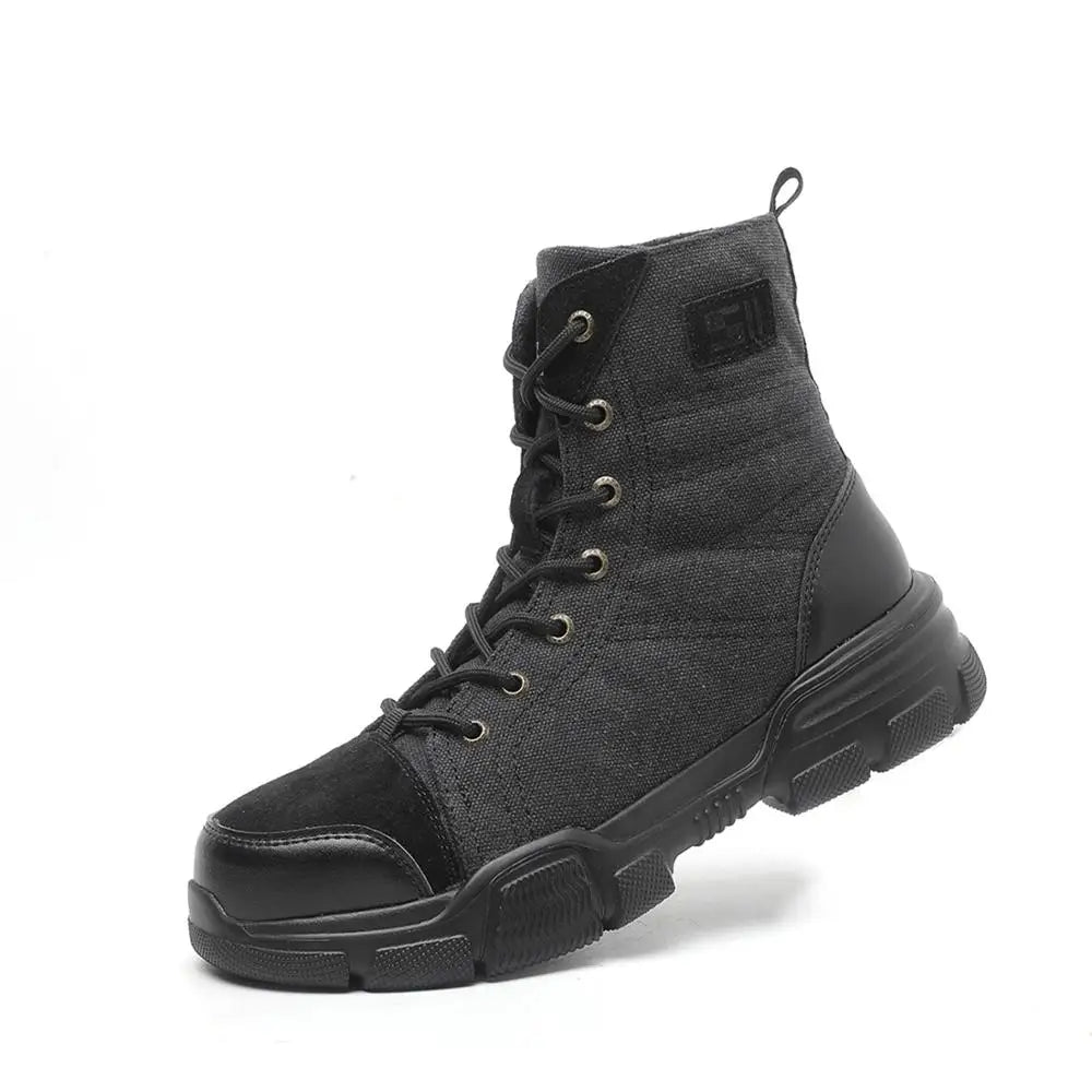 SUADEX Steel Toe Boots for Men Work Boots Indestructible.
