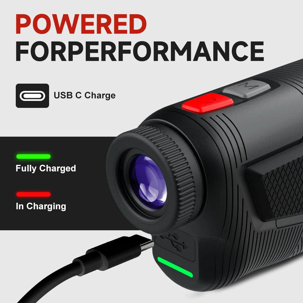 REVASRI 1300 Yards Professional Golf Rangefinder with Flag Lock & Magnetic Mount