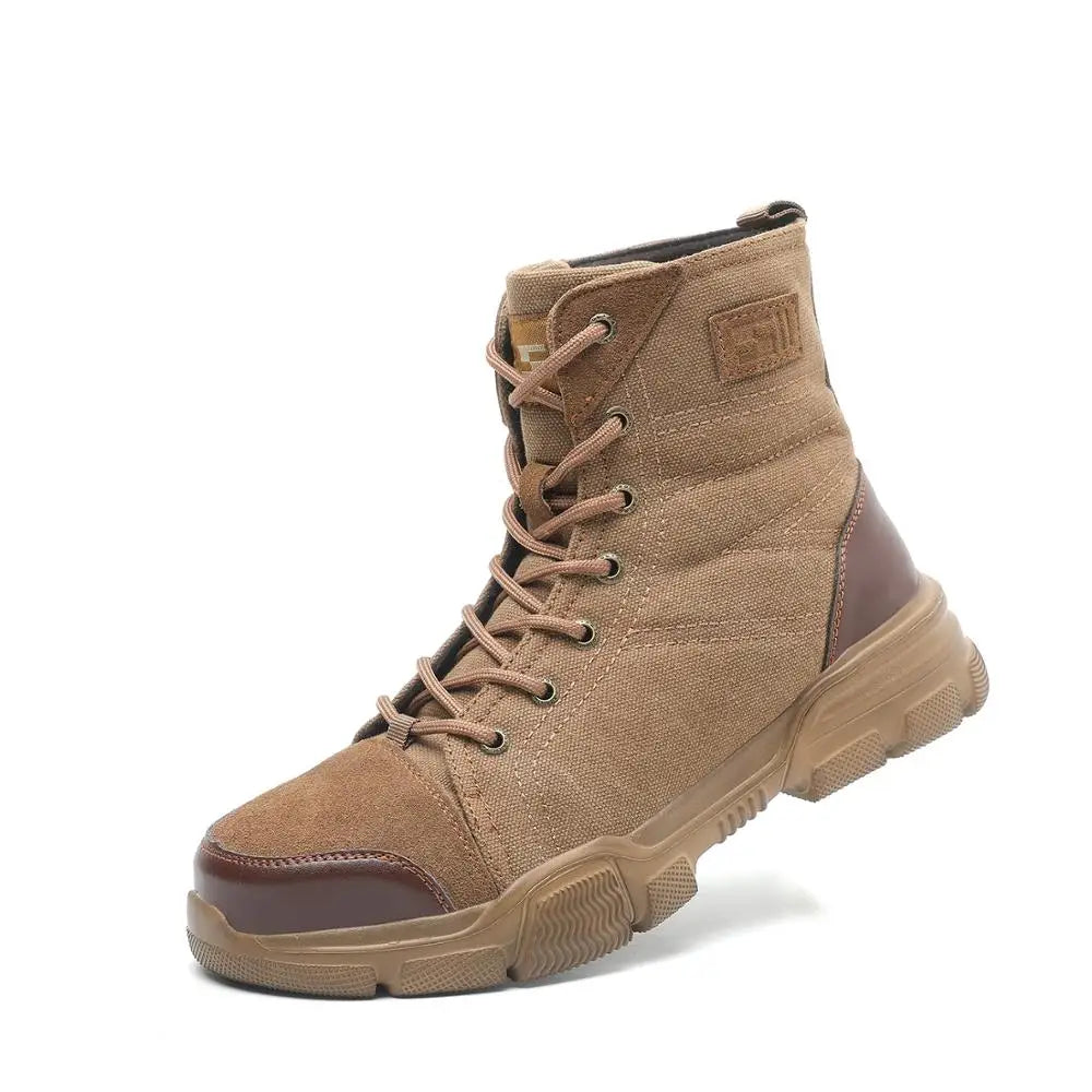 SUADEX Steel Toe Boots for Men Work Boots Indestructible.