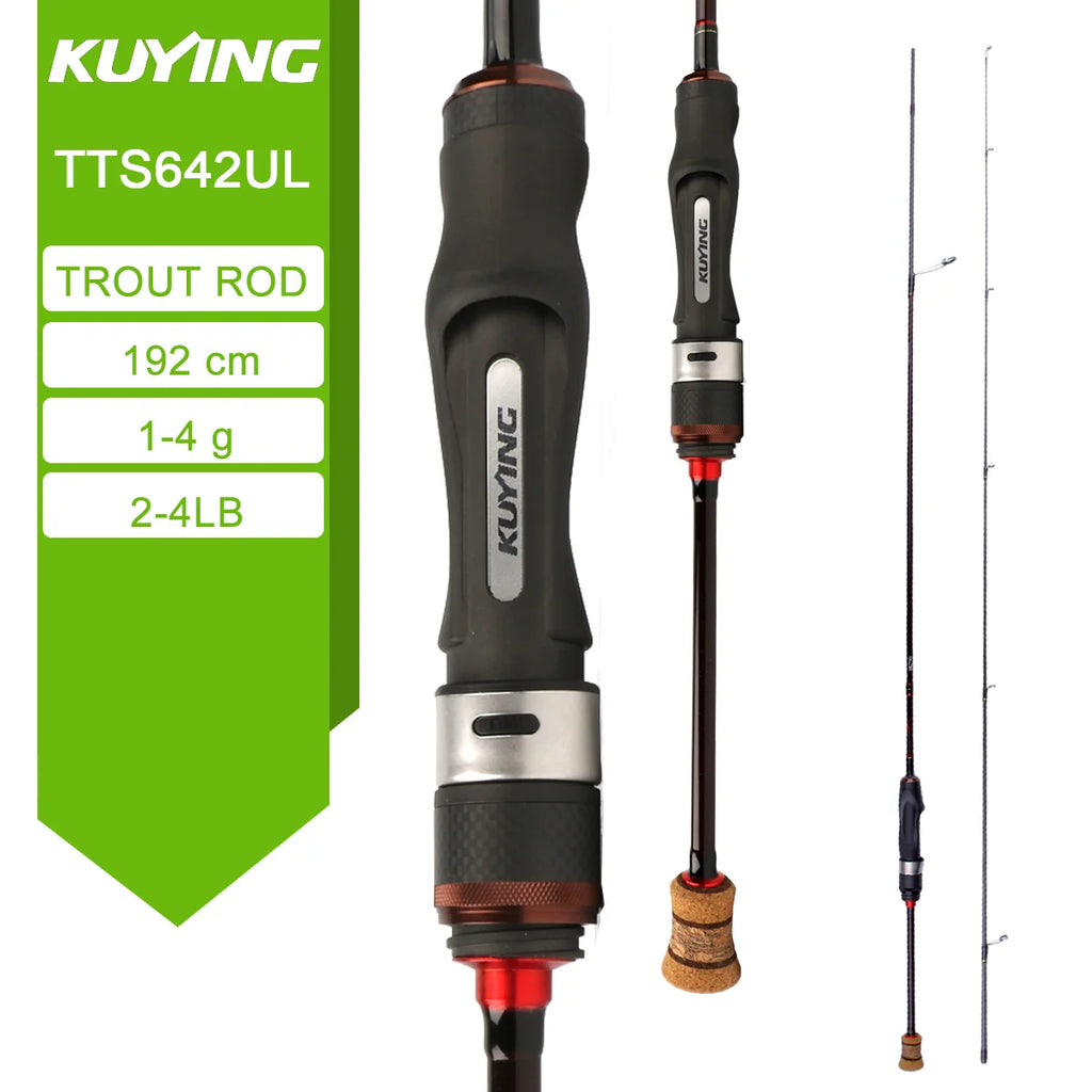 Fishing Rod Lure Cane Spinning Casting FUJI Carbon
