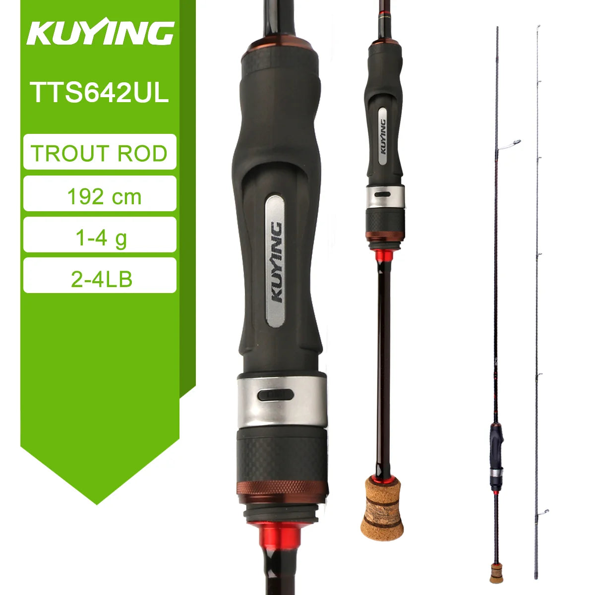 Fishing Rod Lure Cane Spinning Casting FUJI Carbon