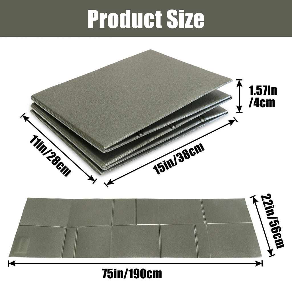 Foldable Sleeping Mat Waterproof Folding Flat Thick Mechanic Pad