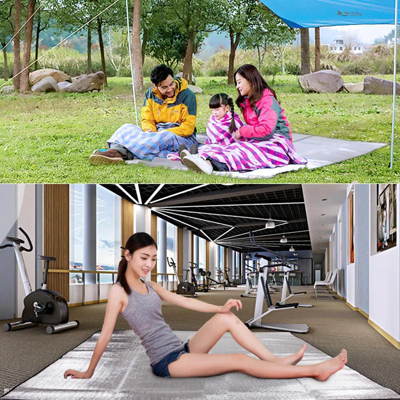 Ultralight Waterproof Camping Mat Picnic Blanket Beach Mattress Sleeping Pad.