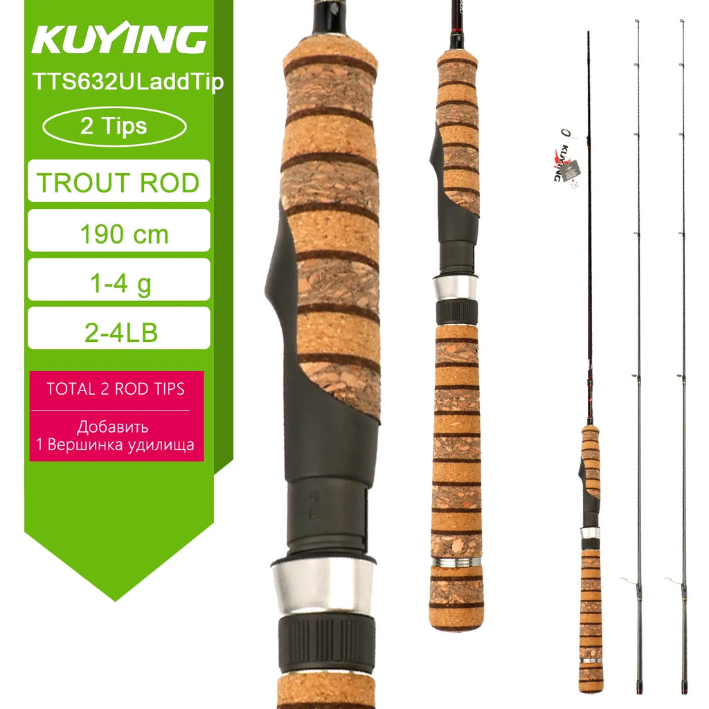 Fishing Rod Lure Cane Spinning Casting FUJI Carbon