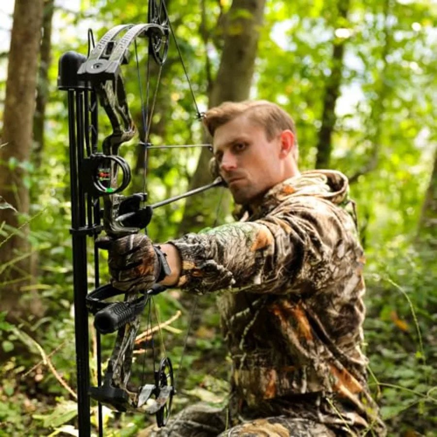 Lightweight Compound Bow Package Fully Adjustable for Adults.