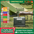 GaiaRay Portable Power Station 300W 500W 256Wh LiFePO4 Battery Outdoor.