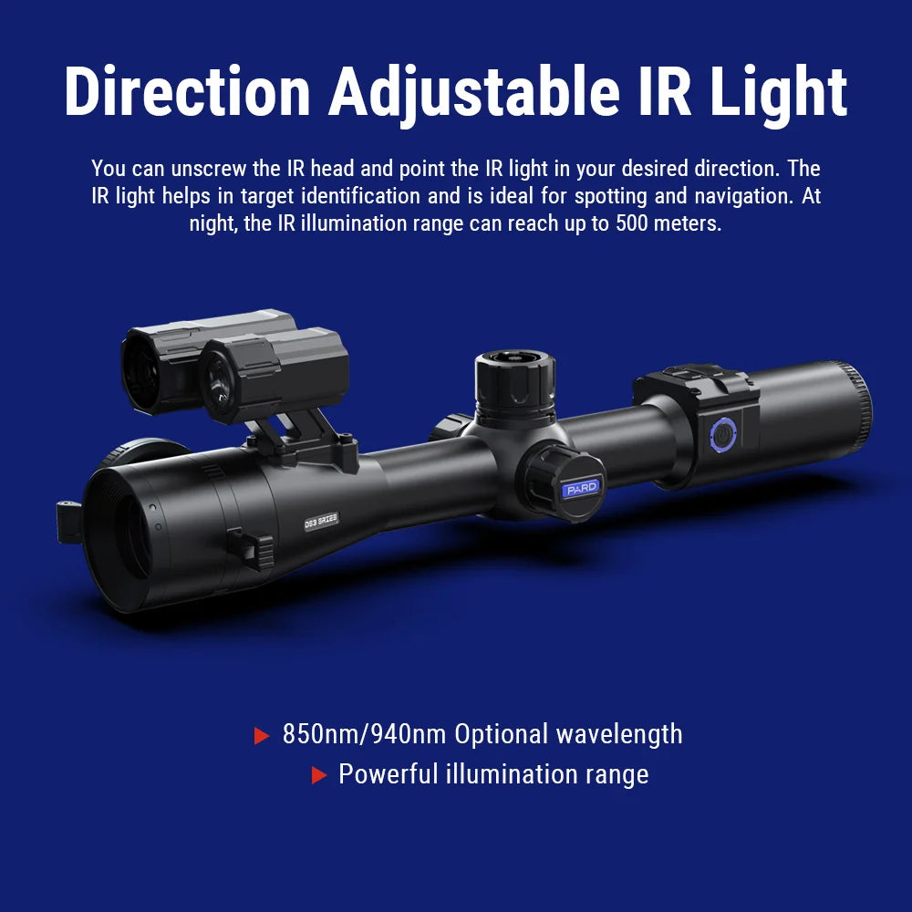 PARD DS35 LRF Night Vision Scope Hunting Rangefinder with Ballistic Calculator