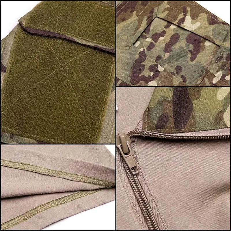 Outdoor Hiking T-Shirts Men CP Camouflage