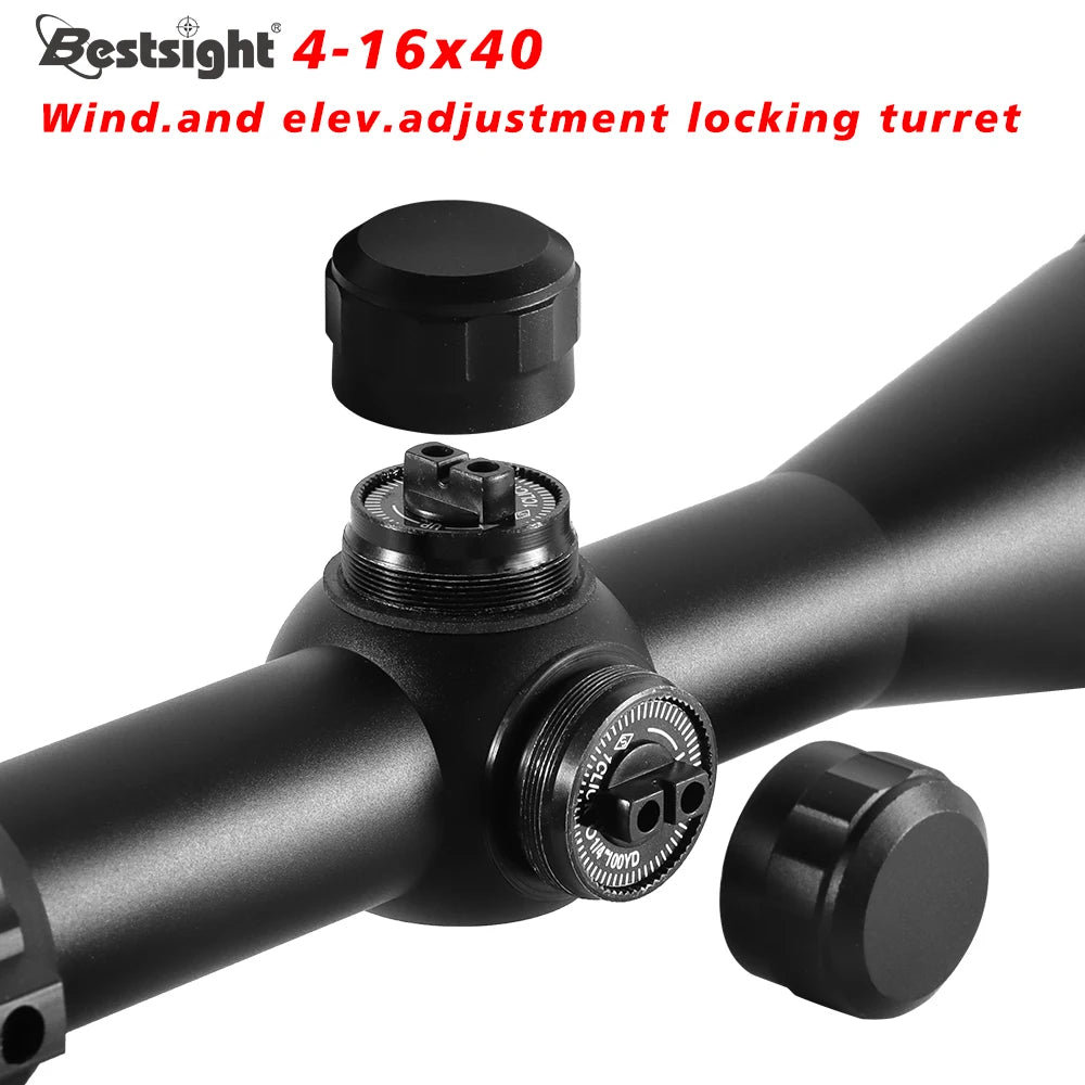 4-16X40 AOE Optics Hunting Riflescope Red&Green Dot Illuminated.
