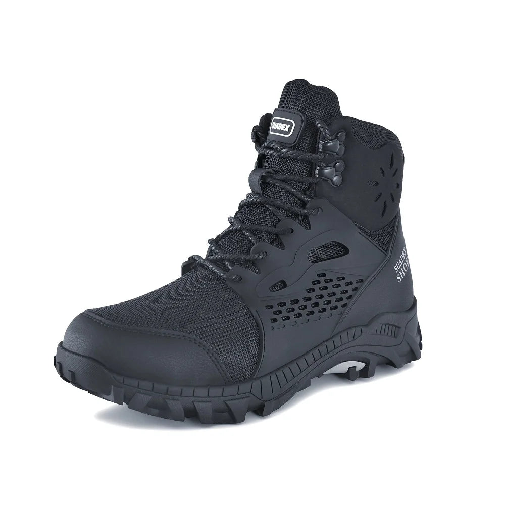 SUADEX S1 Safety Boots Men Work Shoes Anti-Smashing Steel Toe Work Safety Shoes Male.