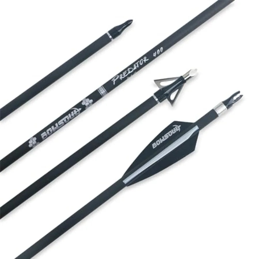 30inch Hunting Carbon Archery Arrows with 2.75 High Hardness Vanes.