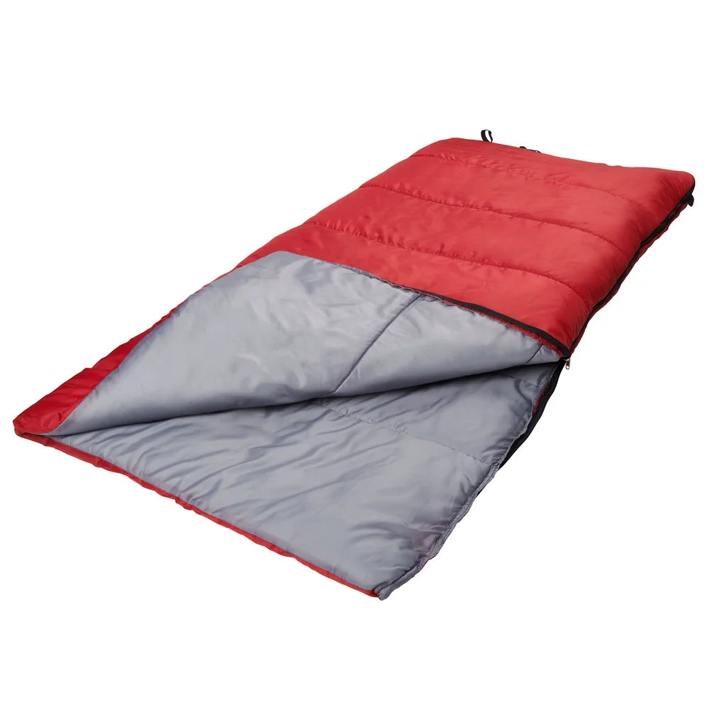 50F Warm Weather Sleeping Bag Compact Lightweight Camping.