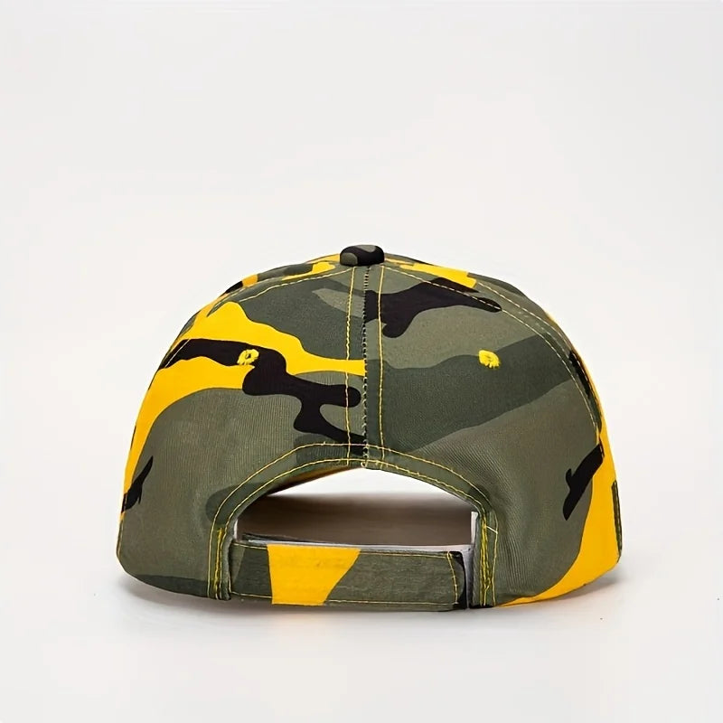 1PC camouflage baseball cap - breathable, adjustable, suitable for outdoor sports and casual wear
