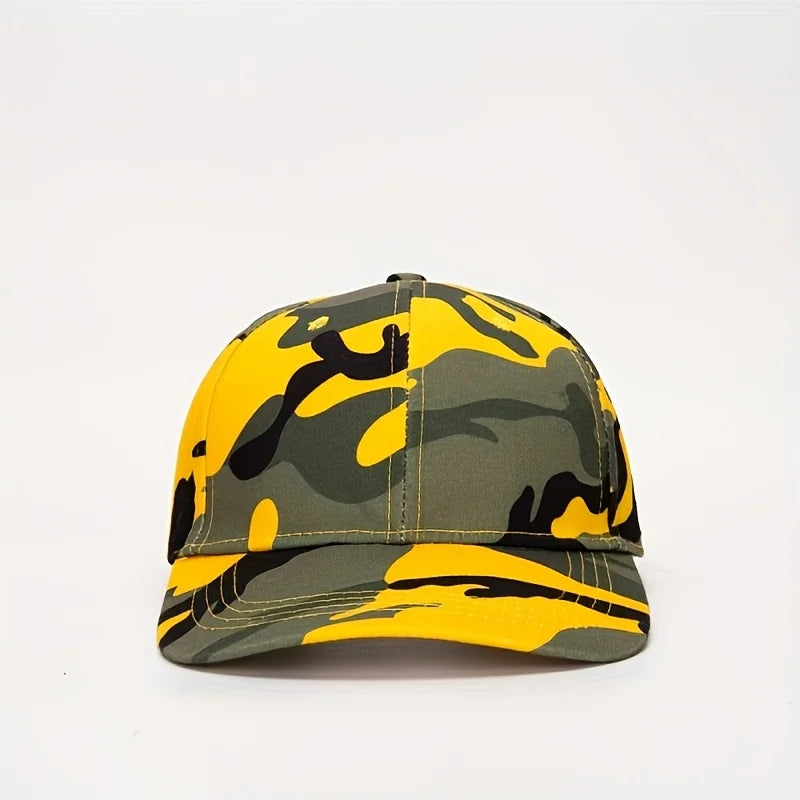1PC camouflage baseball cap - breathable, adjustable, suitable for outdoor sports and casual wear
