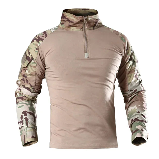 Outdoor Hiking T-Shirts Men CP Camouflage