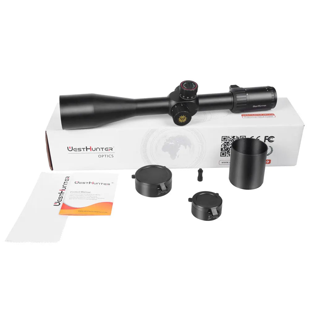 WestHunter HD 6-24X50 SFP Riflescopes Second Focal Plane Tactical Sights 30mm Tube HD Glass Etched Reticle Hunting Scope