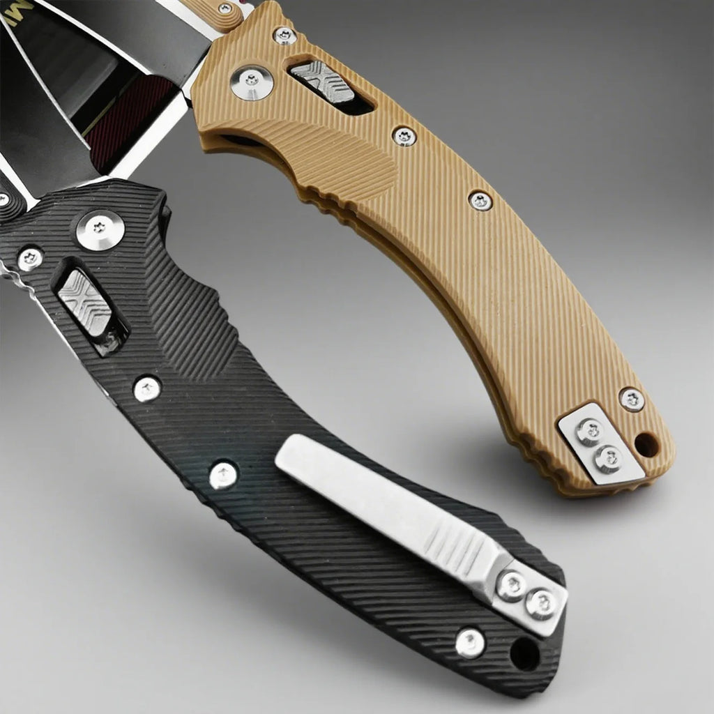 Micro MSI Folding Pocket Knife Nylon Fiber Outdoor Rock Climbing.