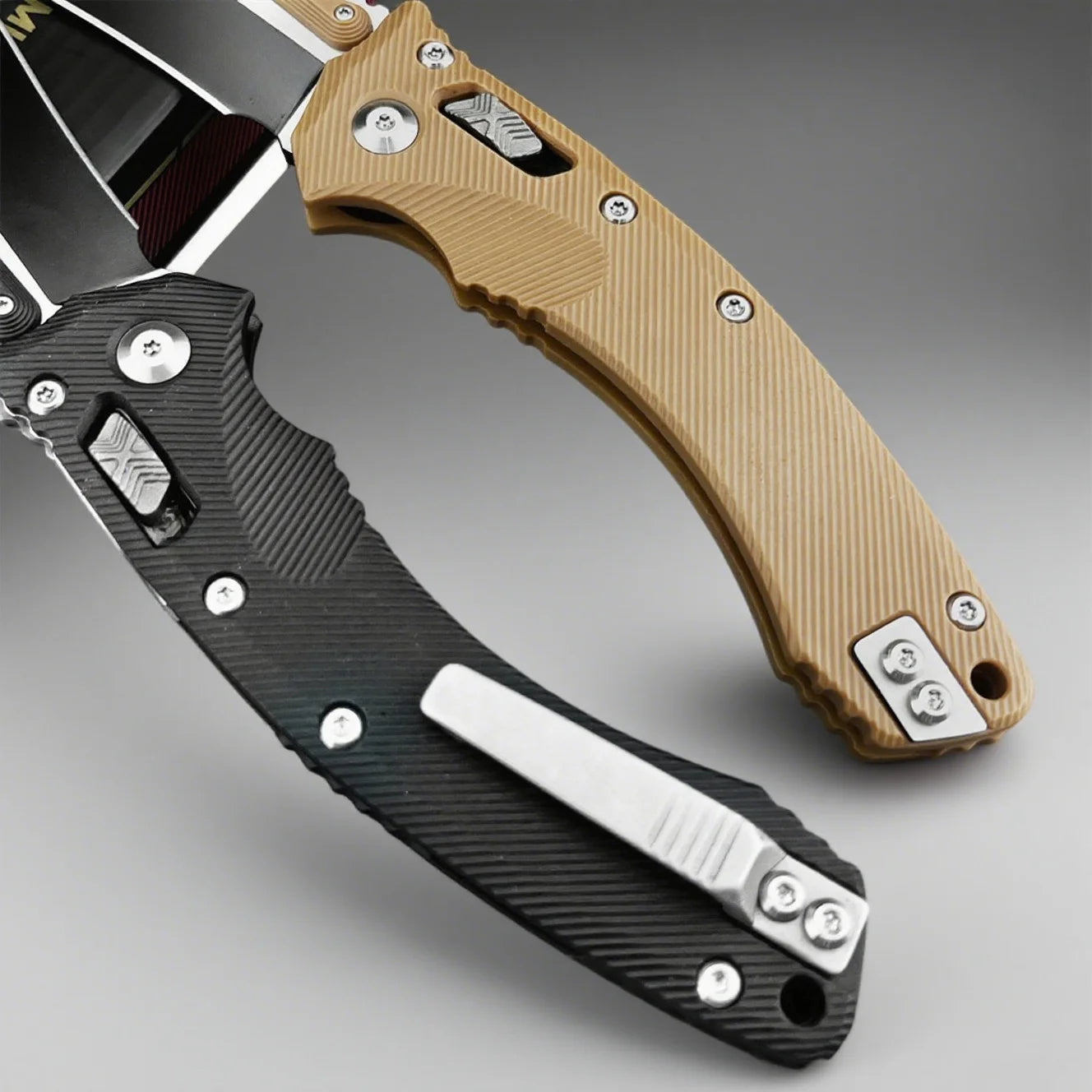 Micro MSI Folding Pocket Knife Nylon Fiber Outdoor Rock Climbing.