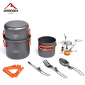 Widesea 8-Piece Camp Cookware Set – Lightweight Outdoor Kitchen